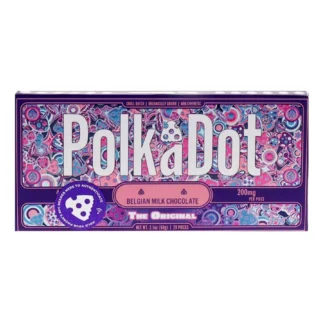 The Original PolkaDot Mushroom Belgian Milk Chocolate 200mg Per Piece