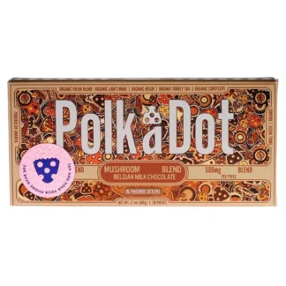 S'more Fun PolkaDot Mushroom Belgian Milk Chocolate 500MG