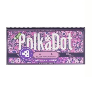 Intense Dark PolkaDot Mushroom Belgian White Chocolate 200mg Per Piece