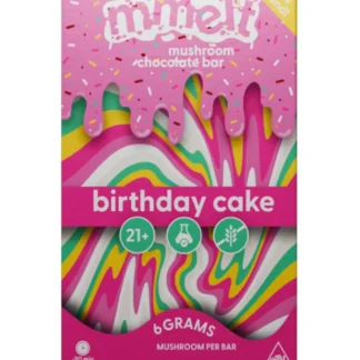 Birthday Cake Mmelt Mushroom Chocolate Bar 6G