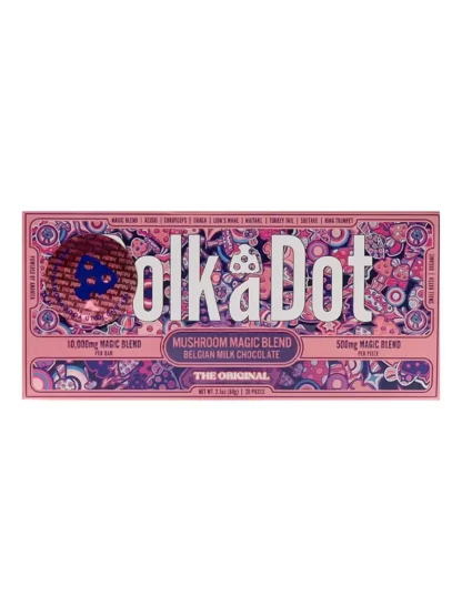 The Original PolkaDot Magic Mushroom Belgian Milk Chocolate 500mg