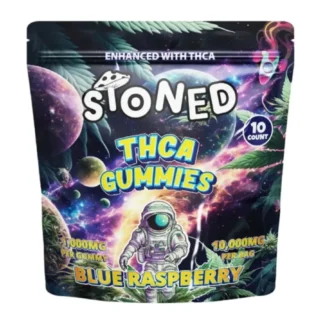 Blue Raspberry Stoned THC-A Gummies 10000MG