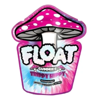 Trippy Hippy Pink Pineapple Float Mushroom Gummies + Delta 9 THC