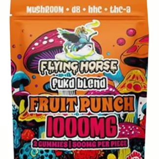 Fruit Punch Flying Horse Fukd Blend Gummies 1000MG
