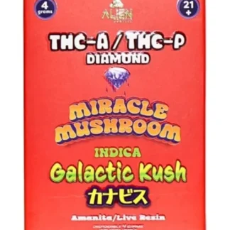 Galactic Kush Alien Exotics Miracle Mushroom THC-A x THC-P Blend Disposable Vape 4G