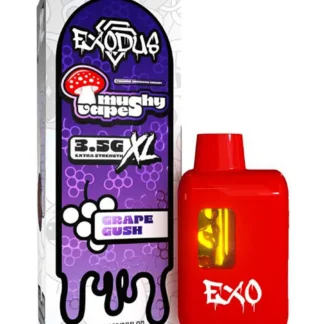 Grape Gush Exodus Mushy Vapes Shroom Disposable XL 3.5G