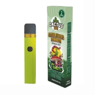 Kiwi Fruit Passion Fruit Guava Cactus Labs Amanita Muscaria Mushroom Vape Enhanced With HHC 2G