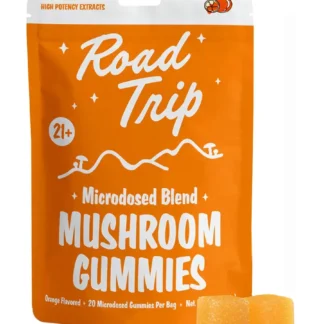 Orange Road Trip Microdosed Blend Mushroom Gummies 20ct