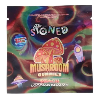 Peach Stoned Amanita Muscaria Mushroom Gummies 1000MG