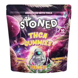 Peach Stoned THC-A Gummies 10000MG
