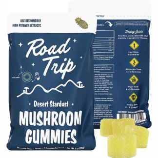 Pineapple Road Trip Desert Stardust Magic Mushroom Vegan Gummies 8ct 28G