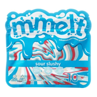 Sour Slushy Mmelt Magic Mushroom Enhanced Microdose Gummies 6G