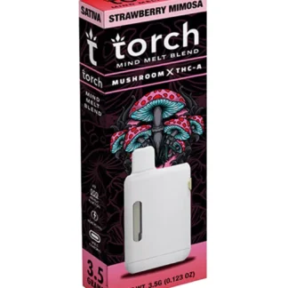Strawberry Mimosa Torch Mind melt blend mushroom X THC-A 3.5g
