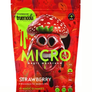 Strawberry Truemoola Micro Magic Mushroom Gummies 10ct