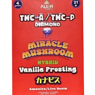 Vanilla Frosting Alien Exotics Miracle Mushroom THC-A x THC-P Blend Disposable Vape 4G