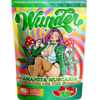 Watermelon WUNDER AMANITA MUSCARIA MUSHROOM GUMMIES 2500MG