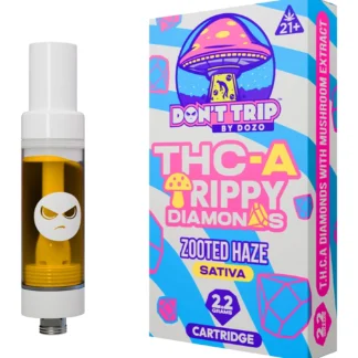 Zooted Haze Don't Trip by Dozo THC-A Trippy Diamonds Cartridge 2.2G